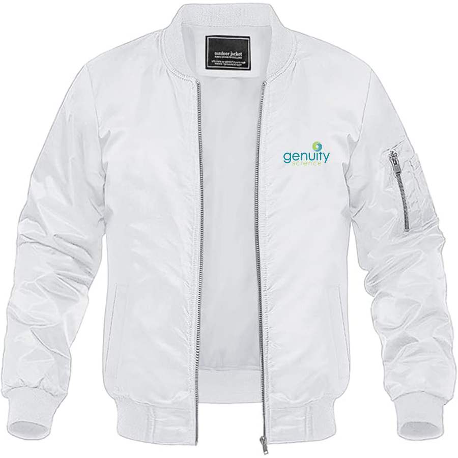 Men's Genuity Science Logo Lightweight Bomber Jacket