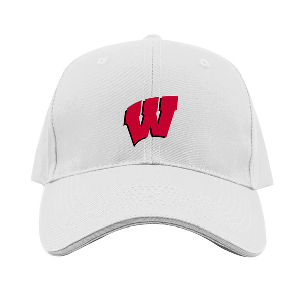 Wisconsin Badgers Logo  Dad Baseball Cap Hat