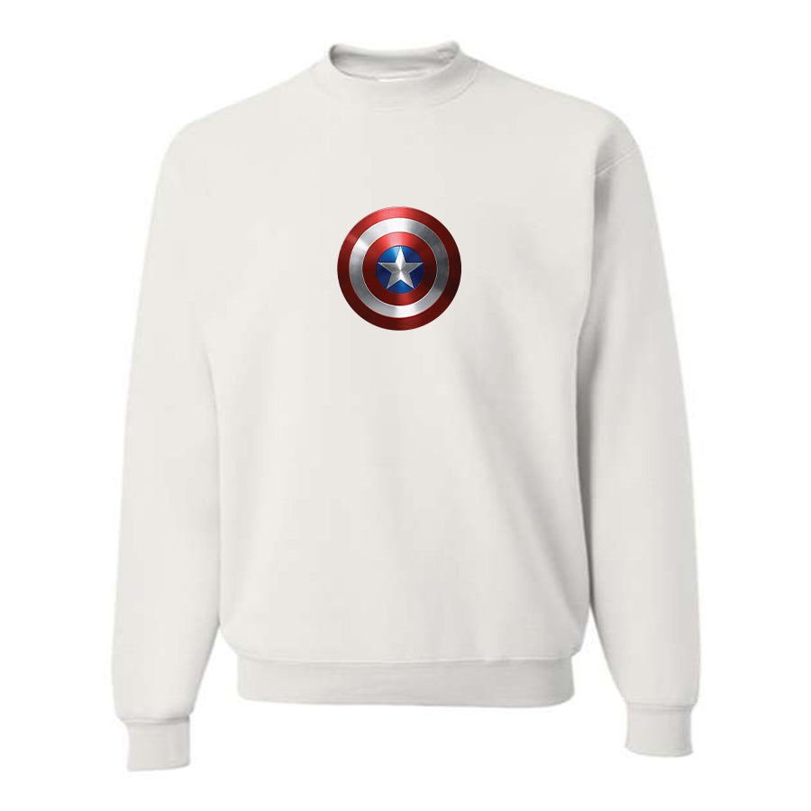 Men's Captain America Superhero Crewneck Sweatshirt