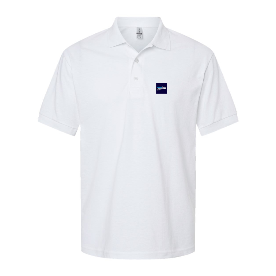 Men's Australian Cyber Collaboration Centre Logo Dry Blend Polo - White