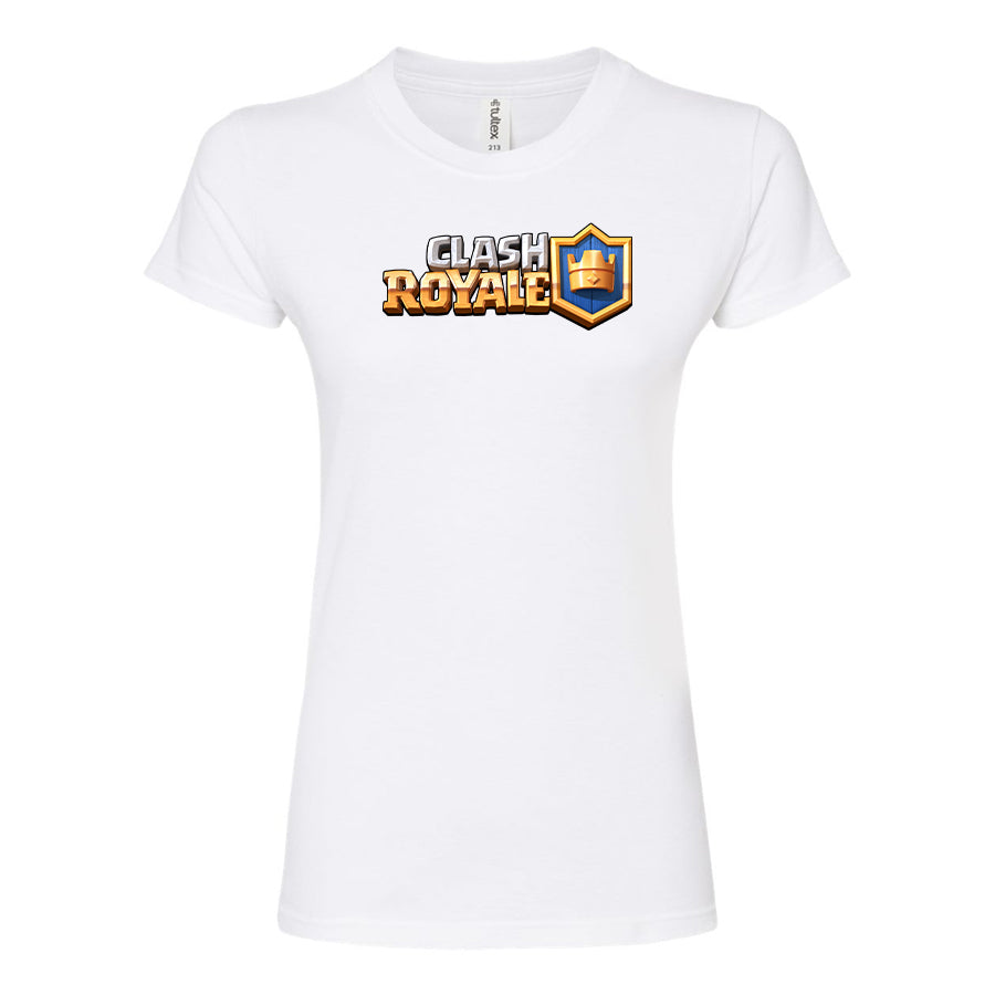 Women's Clash Royale Game Round Neck T-Shirt