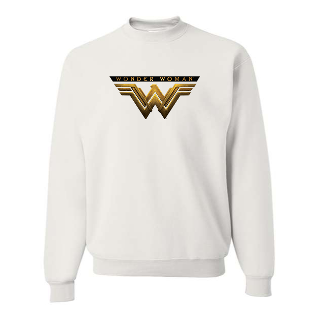 Men's Wonder Woman DC Superheros Crewneck Sweatshirt