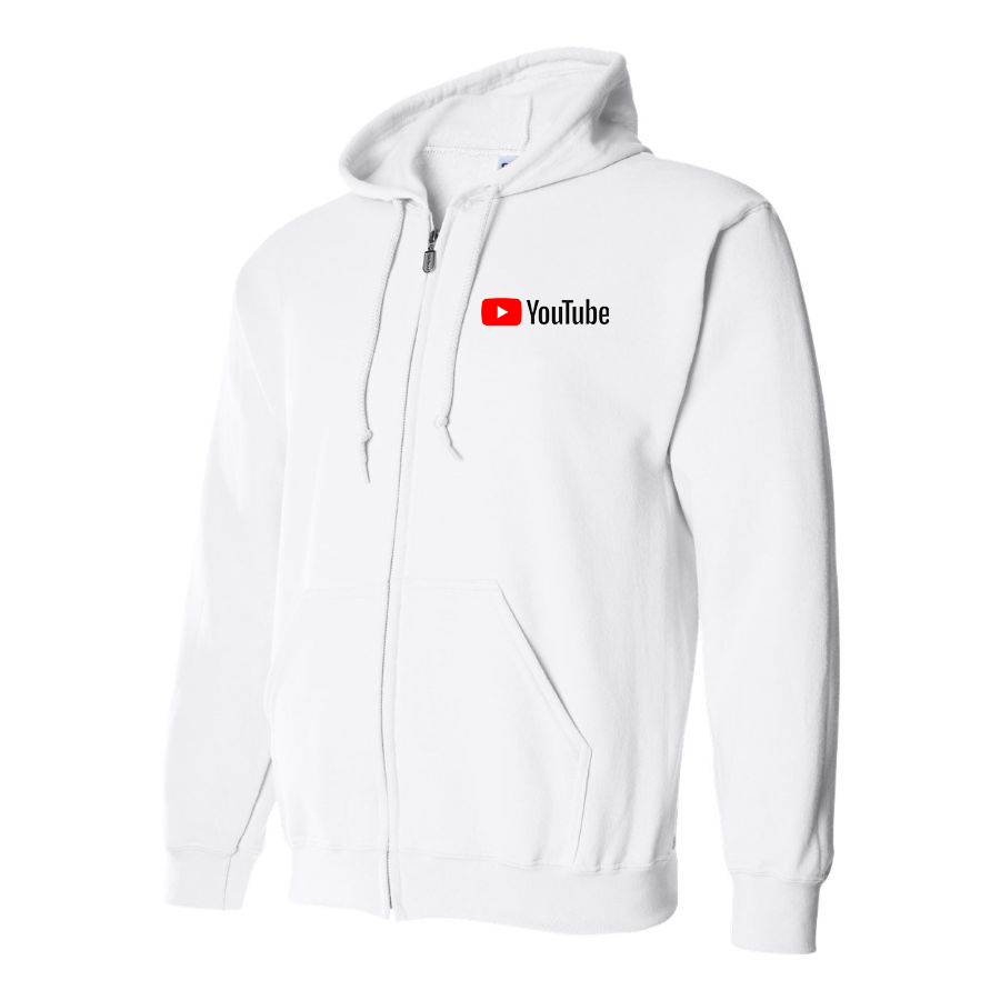 Men's YouTube Social Video Steaming Zipper Hoodie