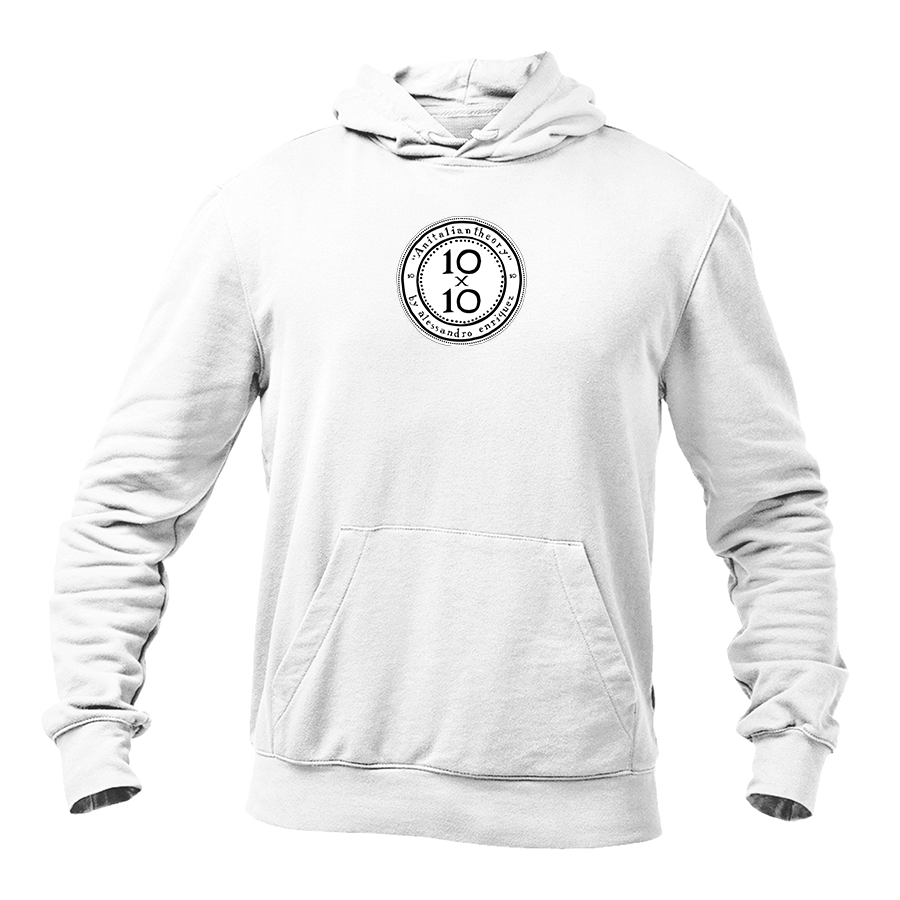 Men's 10x10 An Italian Theory Logo Pullover Hoodie