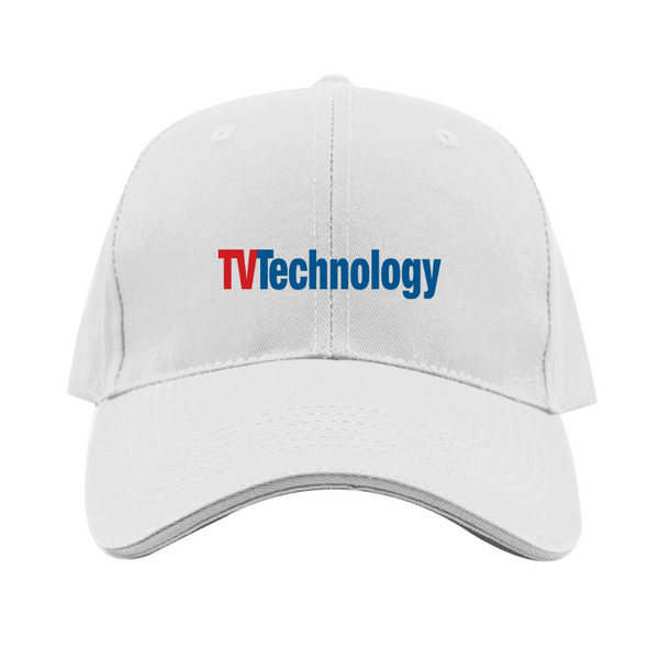 TV Technology Logo  Dad Baseball Cap Hat
