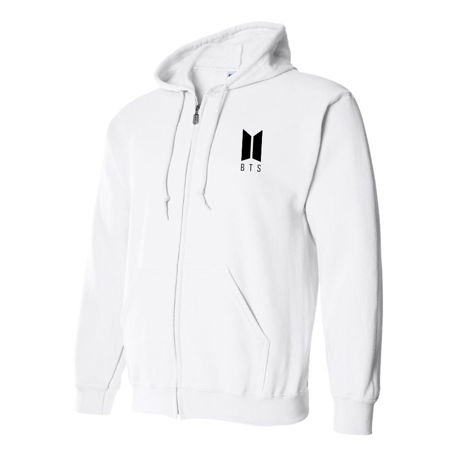 Men's BTS Music Zipper Hoodie