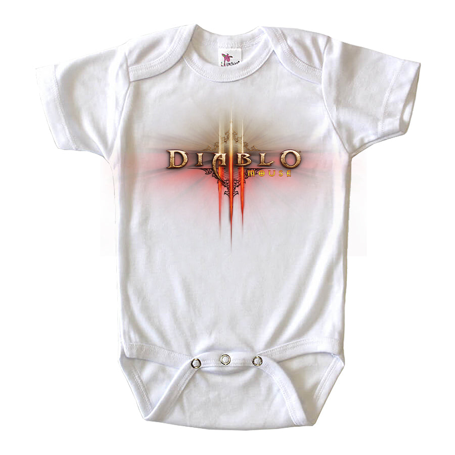 Diablo 3 Game Baby Romper Onesie