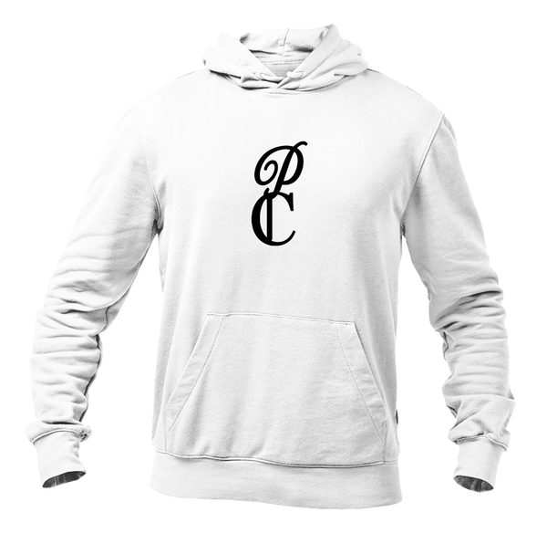 Men's  P & C Black  Softstyle Midweight Hooded Sweatshirt