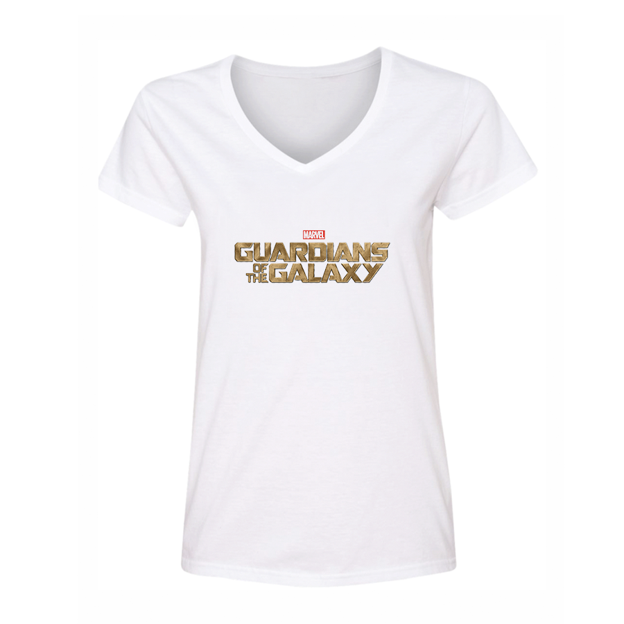 Women's Guardians of the Galaxy Superhero V-Neck T-Shirt