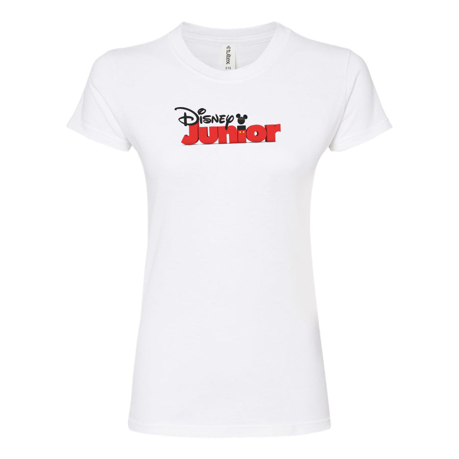 Women's Disney Cartoon Junior Round Neck T-Shirt