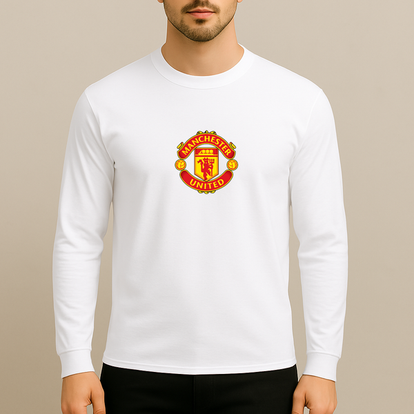 Men’s Manchester United Soccer Long Sleeve T-Shirt