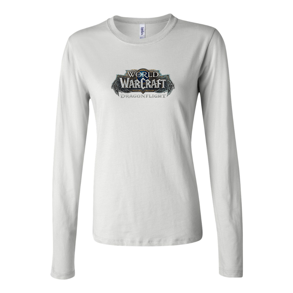 Women's World of Warcraft Dragon Flight Game Long Sleeve T-Shirt