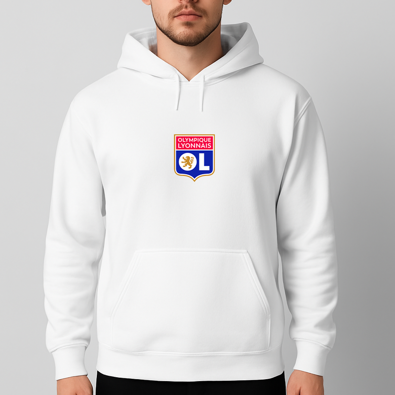 Men's Olympique Lyonnais FC Pullover Hoodie