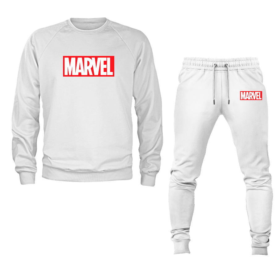 Men's Marvel Comics Superhero Crewneck Sweatshirt Joggers Suit