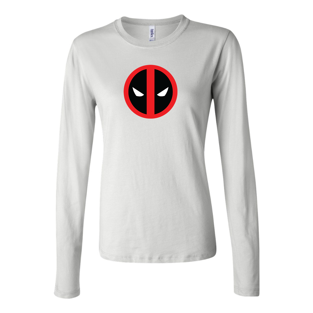 Women's Deadpool Marvel Superhero Long Sleeve T-Shirt