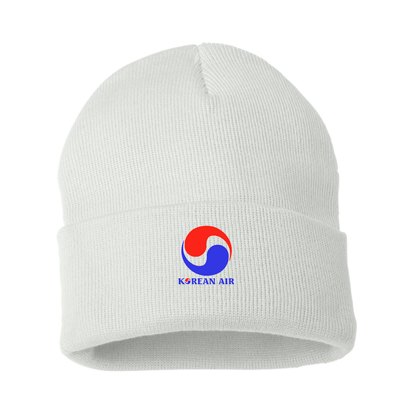 Korean Air Logo Beanie Hat