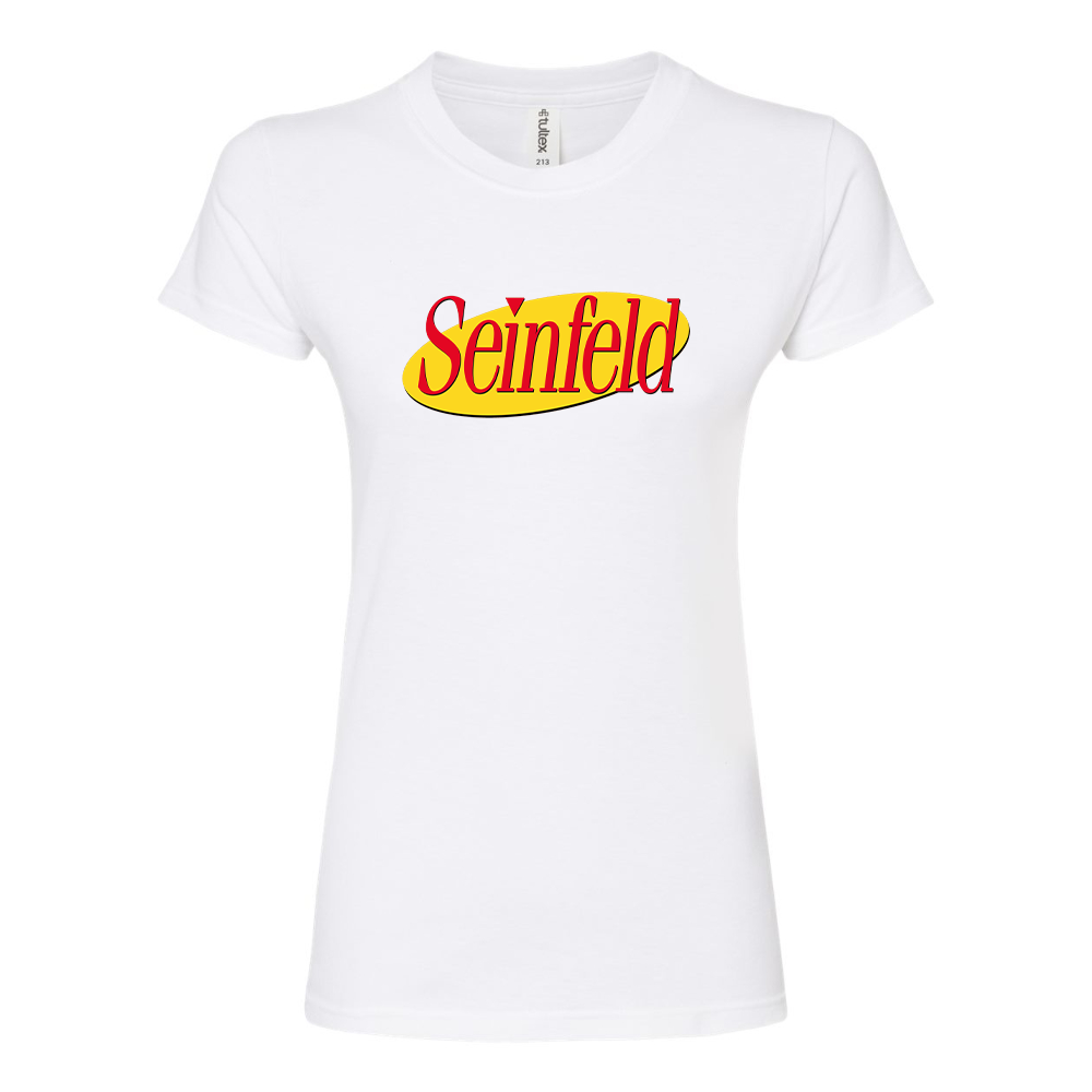 Women's Seinfeld Sitcom Show Round Neck T-Shirt