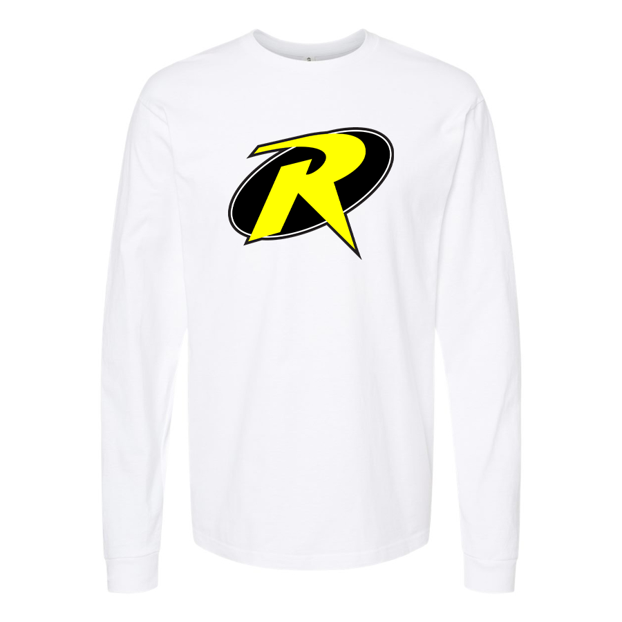 Men's Robin DC Comics Superhero Long Sleeve T-Shirt