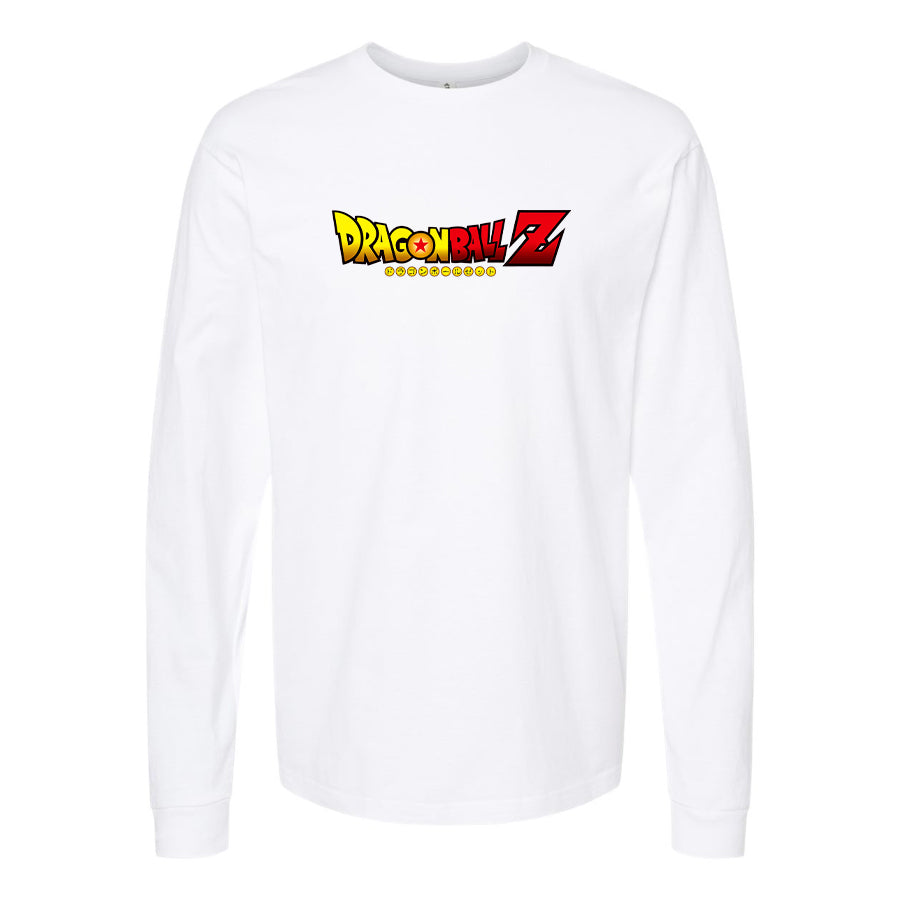 Men's Dragon Ball Z Cartoon Title Long Sleeve T-Shirt