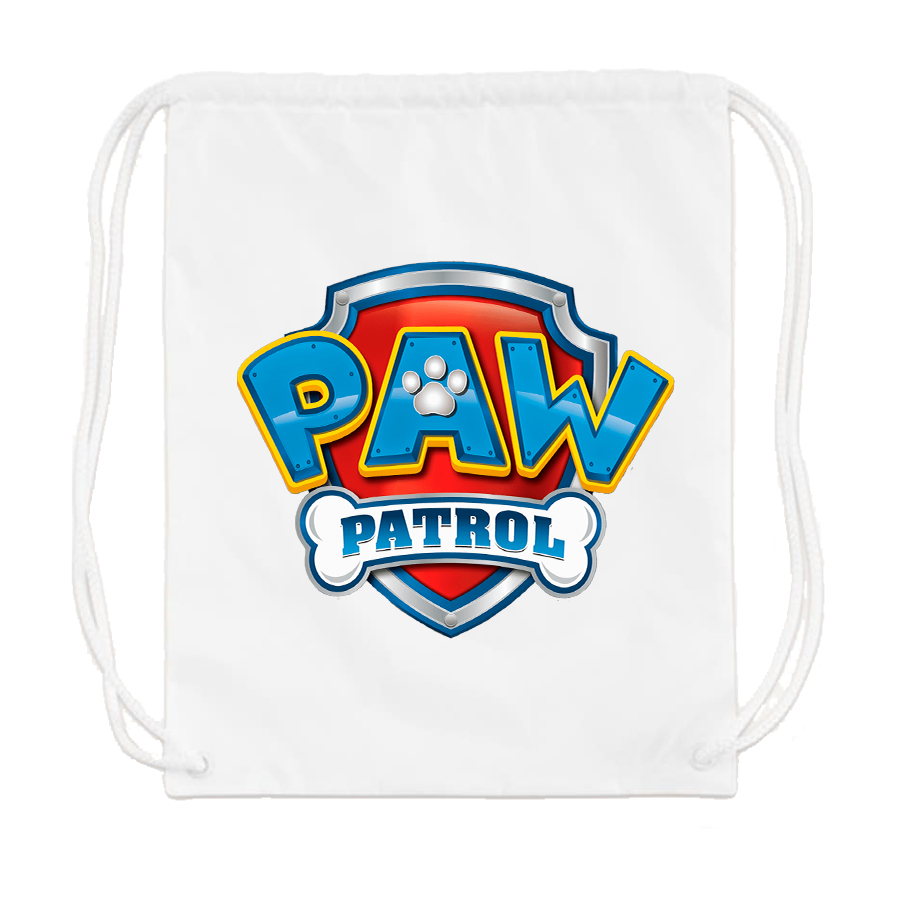 Paw Patrol Cartoon Drawstring Bag