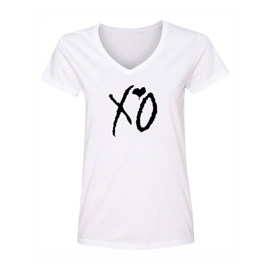 Women's The Weeknd XO Music V-Neck T-Shirt