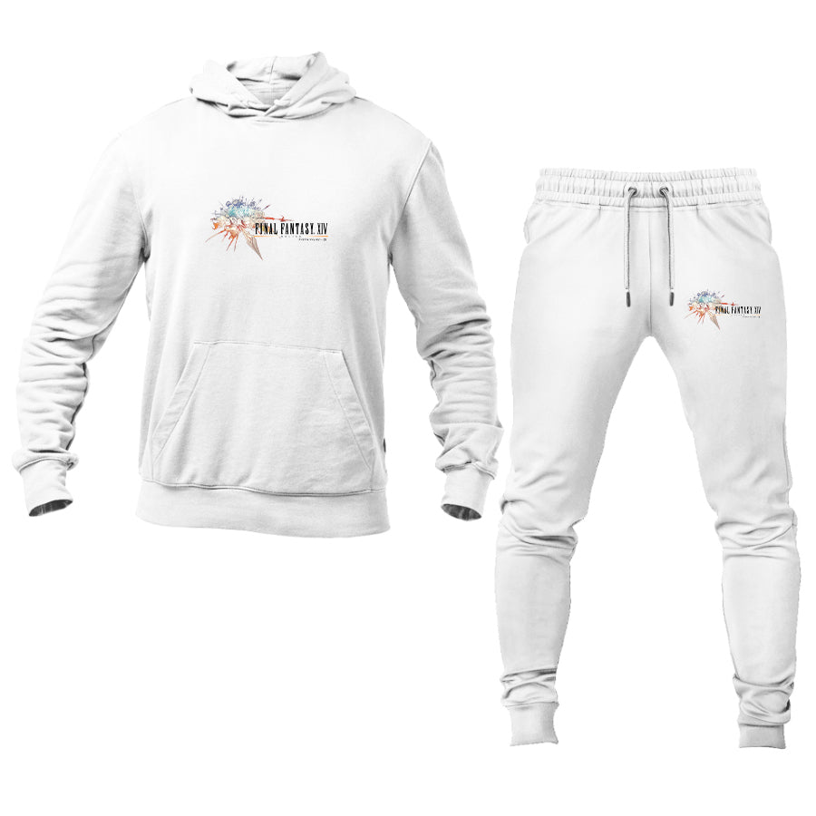 Men's Final Fantasy XIV Game Logo Hoodie Joggers Set