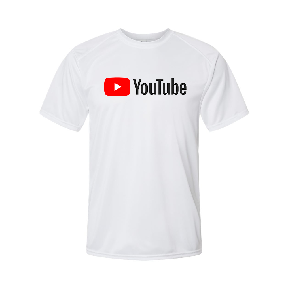Men's YouTube Social Video Steaming Polyester T-Shirt