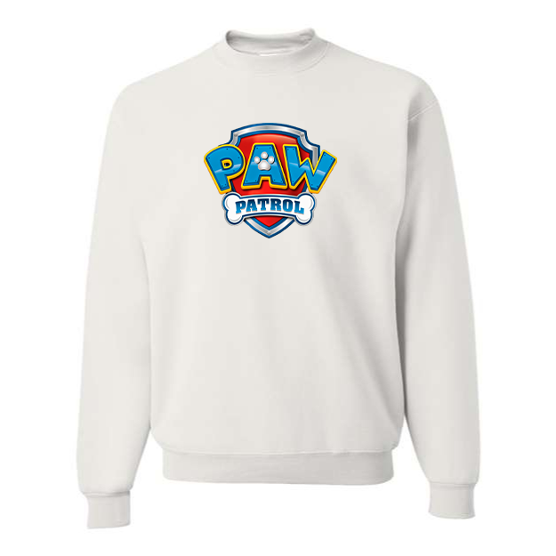 Men's Paw Patrol Cartoon Crewneck Sweatshirt