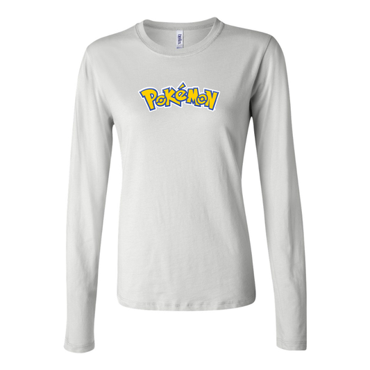 Women's Pokemon Cartoon Long Sleeve T-Shirt