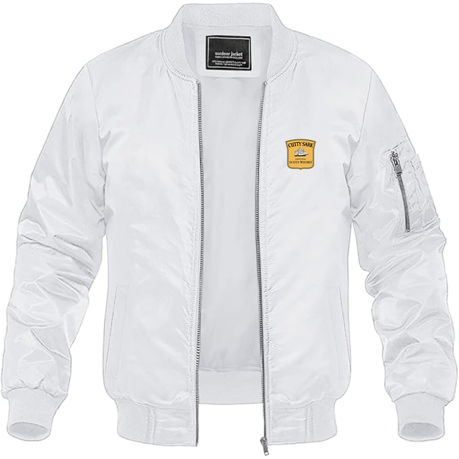 Men's Cutty Sark Logo Lightweight Bomber Jacket