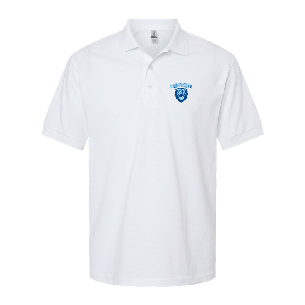 Men's Columbia Lions Dry Blend Jersey Polo - White