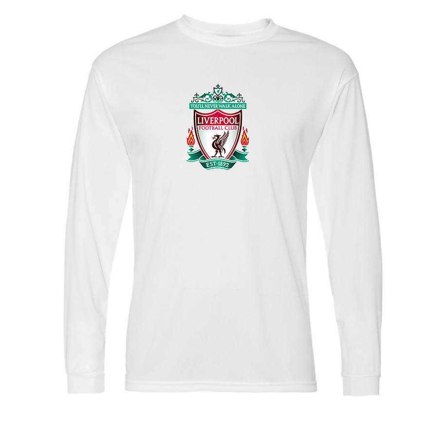 Men’s Liverpool Football Club Est.1892  Polyester Long Sleeve T-Shirt