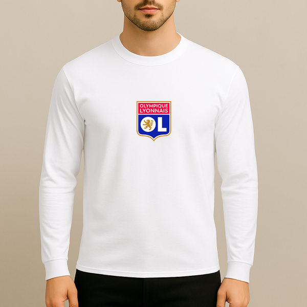 Men's Olympique Lyonnais FC Long Sleeve T-Shirt