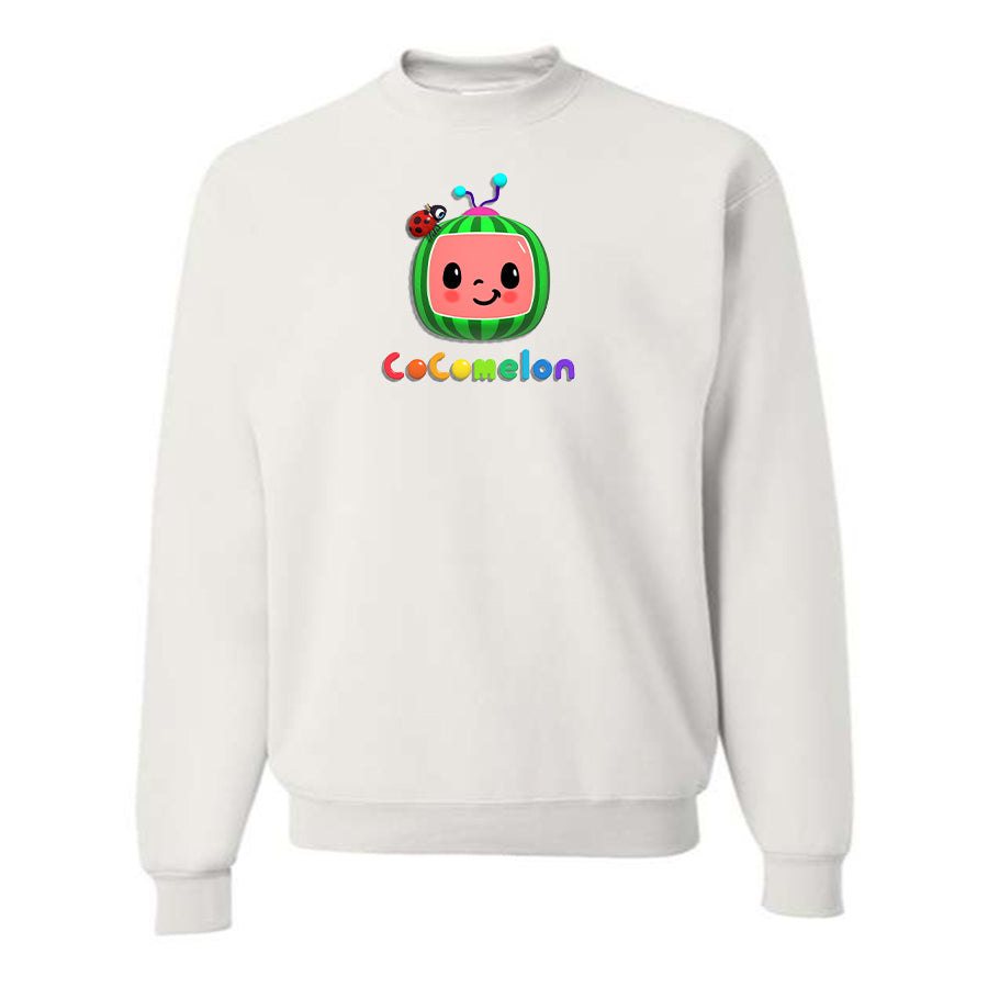 Men's Cocomelon Cartoon Crewneck Sweatshirt