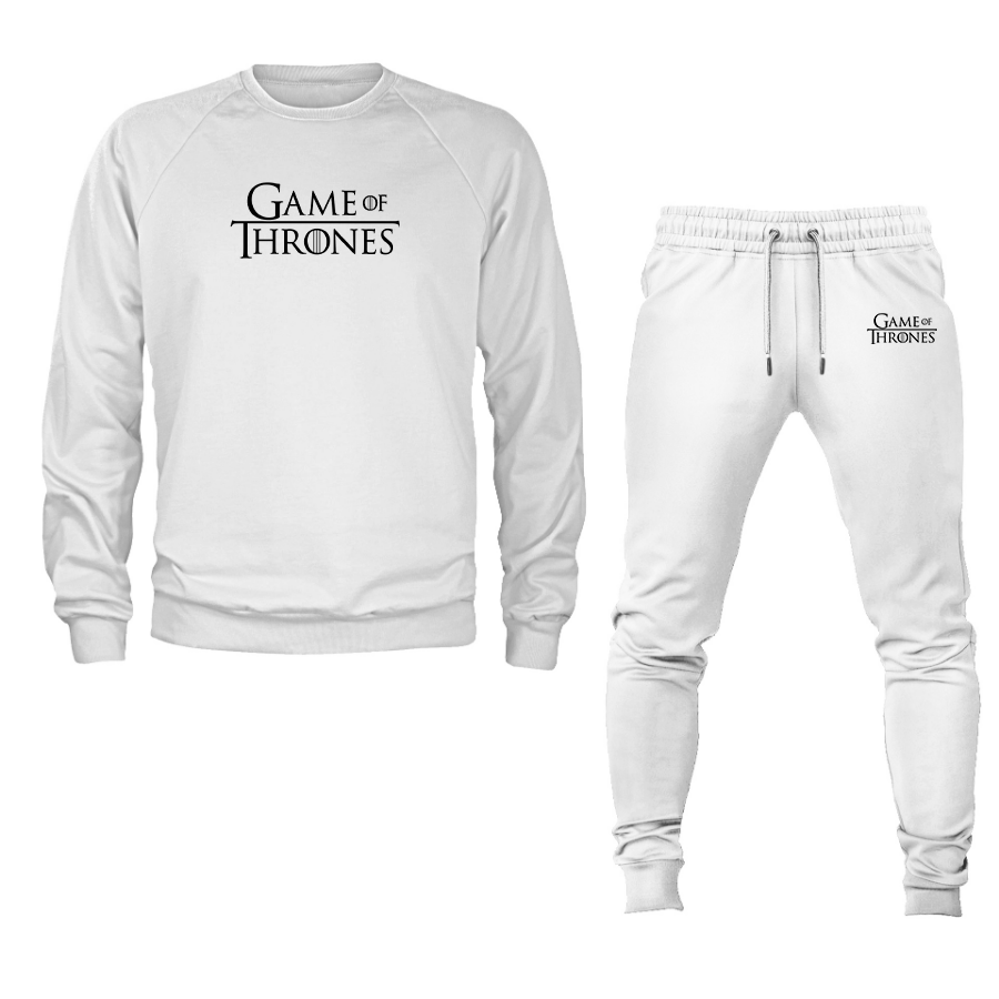 Men's Game of Thrones TV Show Crewneck Sweatshirt Joggers Suit