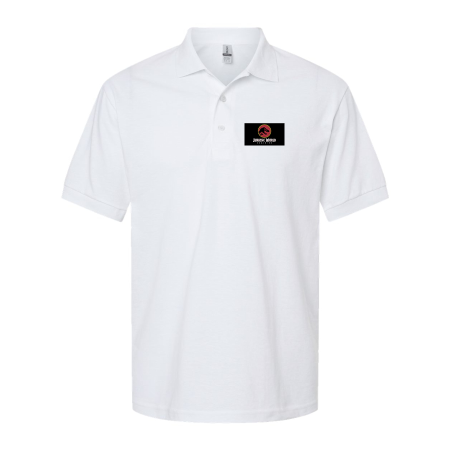 Men's Jurassic World Dominion Movie Dry Blend Polo