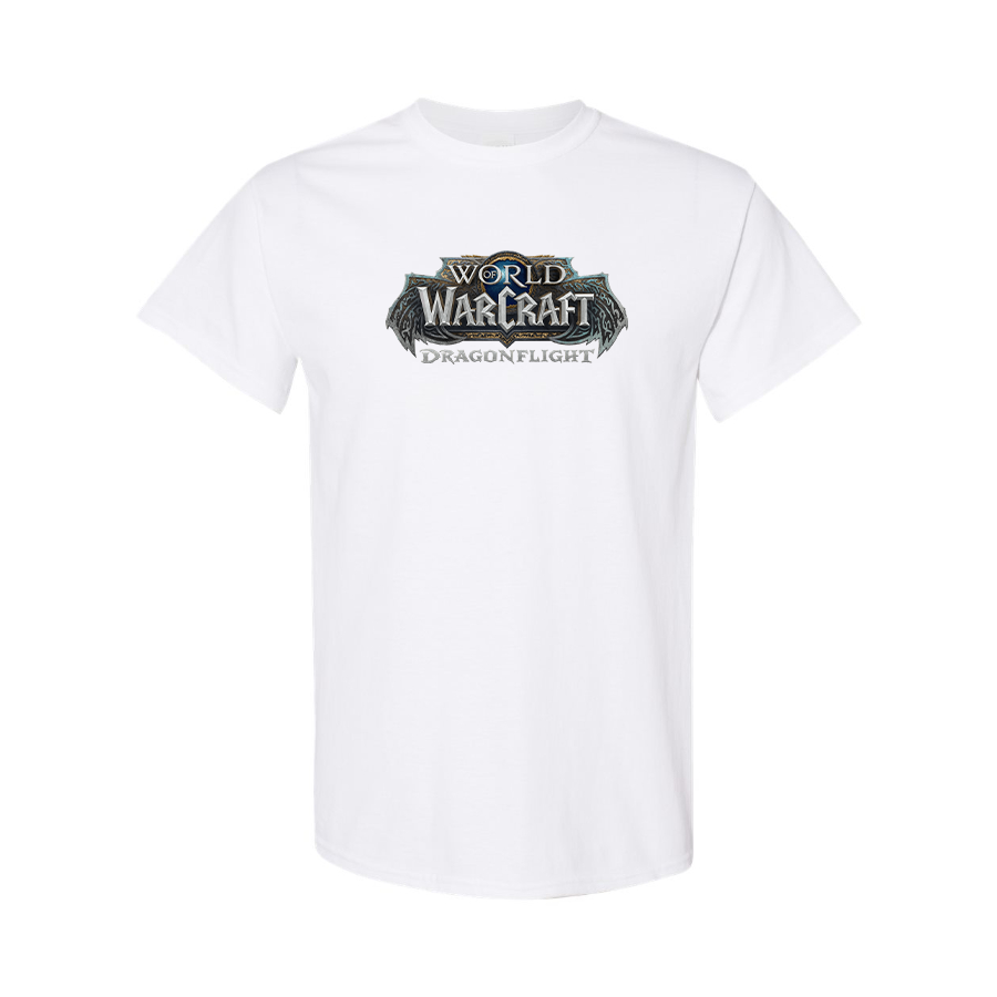 Men's World of Warcraft Dragon Flight Game Cotton T-Shirt