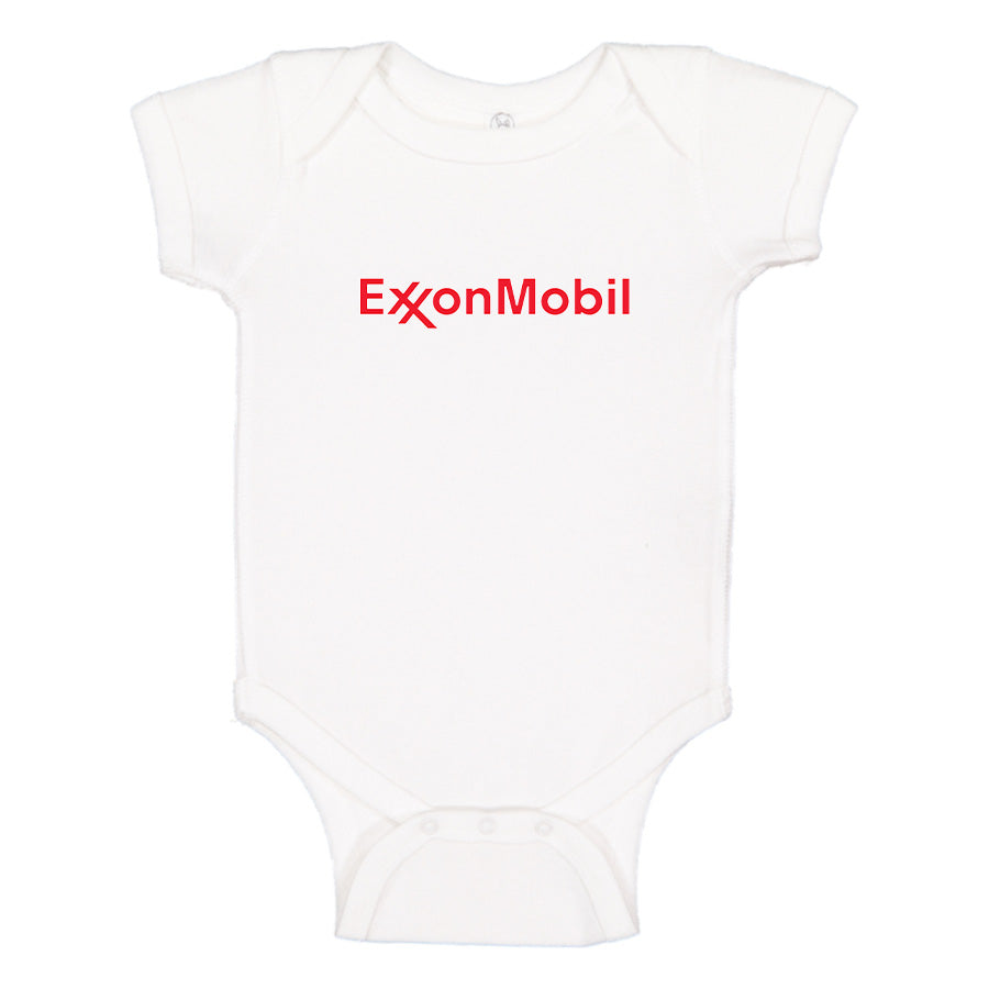 Exxon Mobil Gas Station Baby Romper Onesie