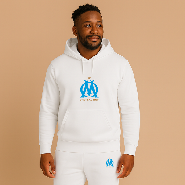 Men's Olympique de Marseille FC Hoodie Joggers Set