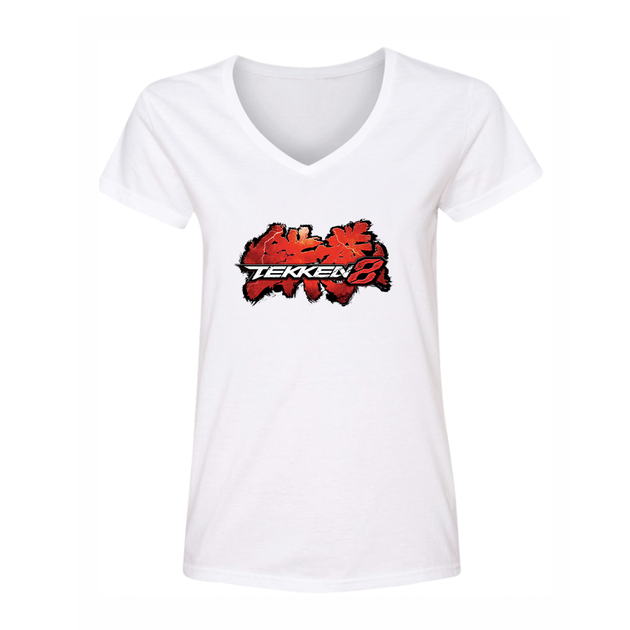 Women's Tekken 8 Game PS5 V-Neck T-Shirt