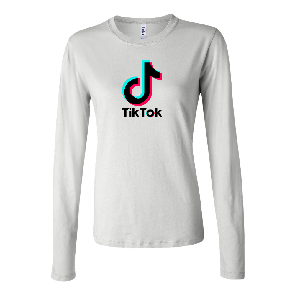 Women's TikTok Social Long Sleeve T-Shirt