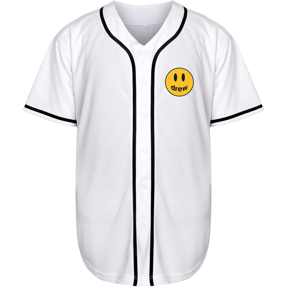 Men's Justin Bieber Drew Music Baseball Jersey