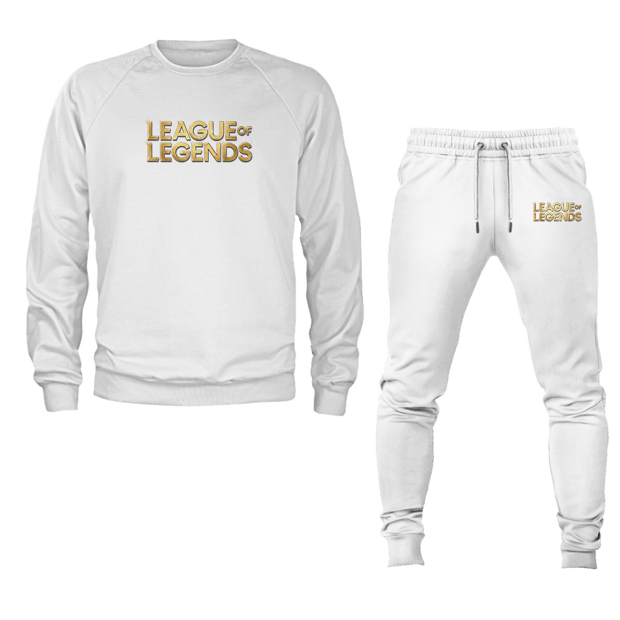 Men's League of Legends Game Crewneck Sweatshirt Joggers Suit