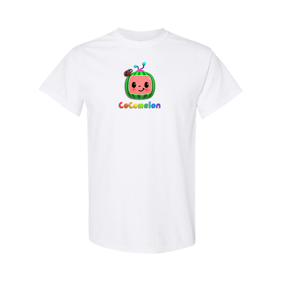 Youth Kids Cocomelon Cartoon Cotton T-Shirt