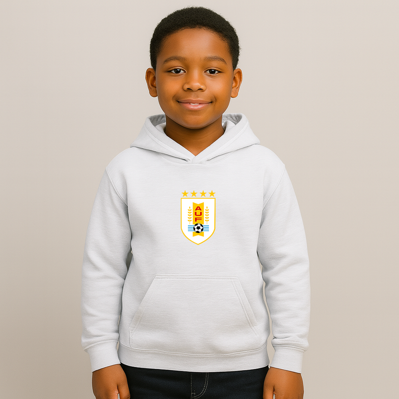 Youth Kids Uruguay National Soccer Team Pullover Hoodie