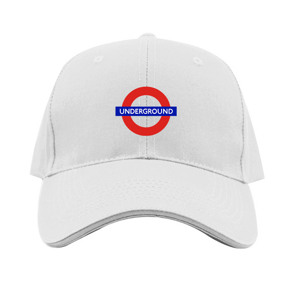 London Tube Logo  Dad Baseball Cap Hat
