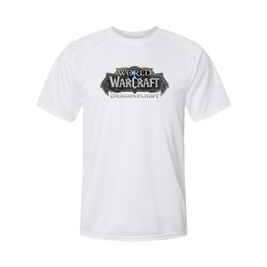 Youth Kids World of Warcraft Dragon Flight Game Performance T-Shirt