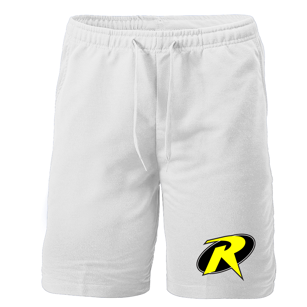 Men's Robin DC Comics Superhero Athletic Fleece Shorts