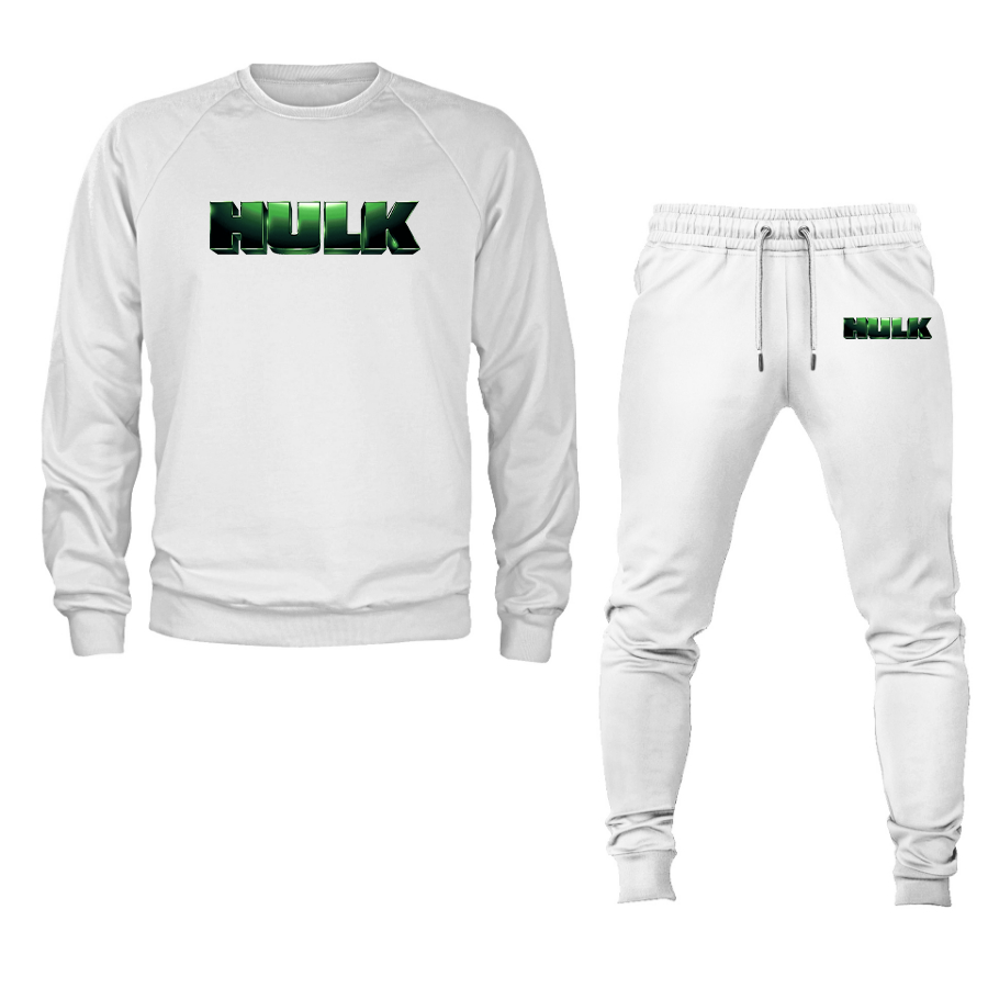 Men's The Hulk Marvel Superhero Crewneck Sweatshirt Joggers Suit