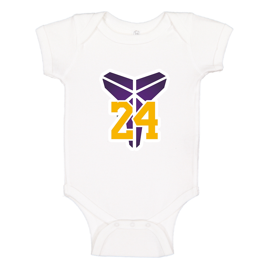 Kobe Bryant Mamba 24 Baby Romper Onesie